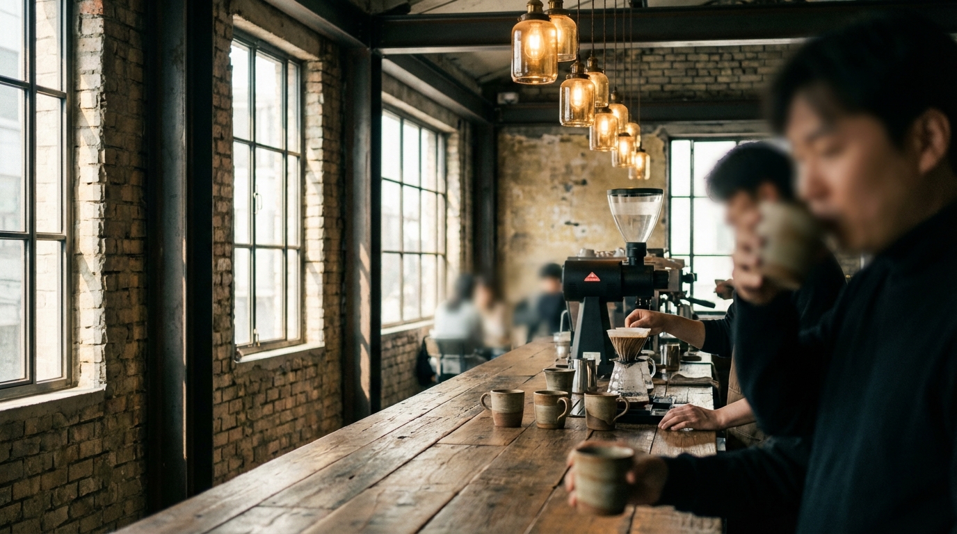 聖水洞工業風咖啡店