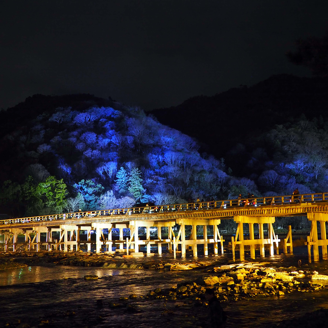 渡月橋 嵐山花燈路