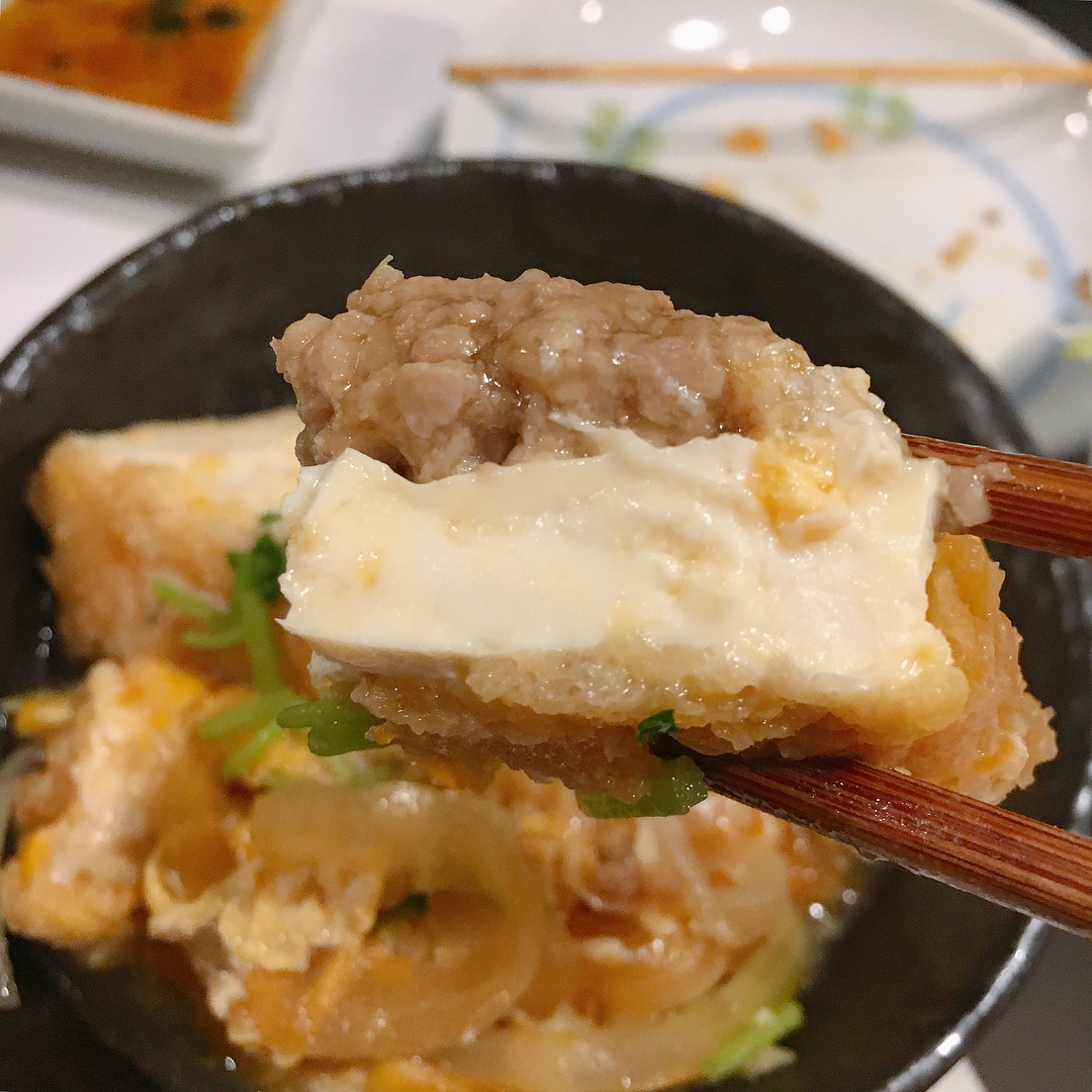 箱根 強羅 美食 豆腐豬扒煮