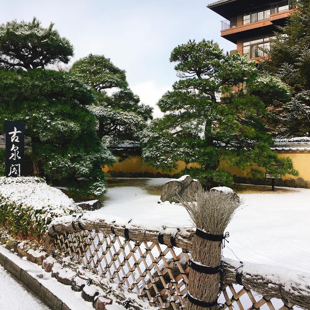 冬天：雪景｜有馬溫泉古泉閣旅館（Kosenkaku）有馬溫泉 有馬溫泉旅館 有馬溫泉酒店 有馬溫泉飯店 有馬天然溫泉 Arima Onsen 有馬温泉