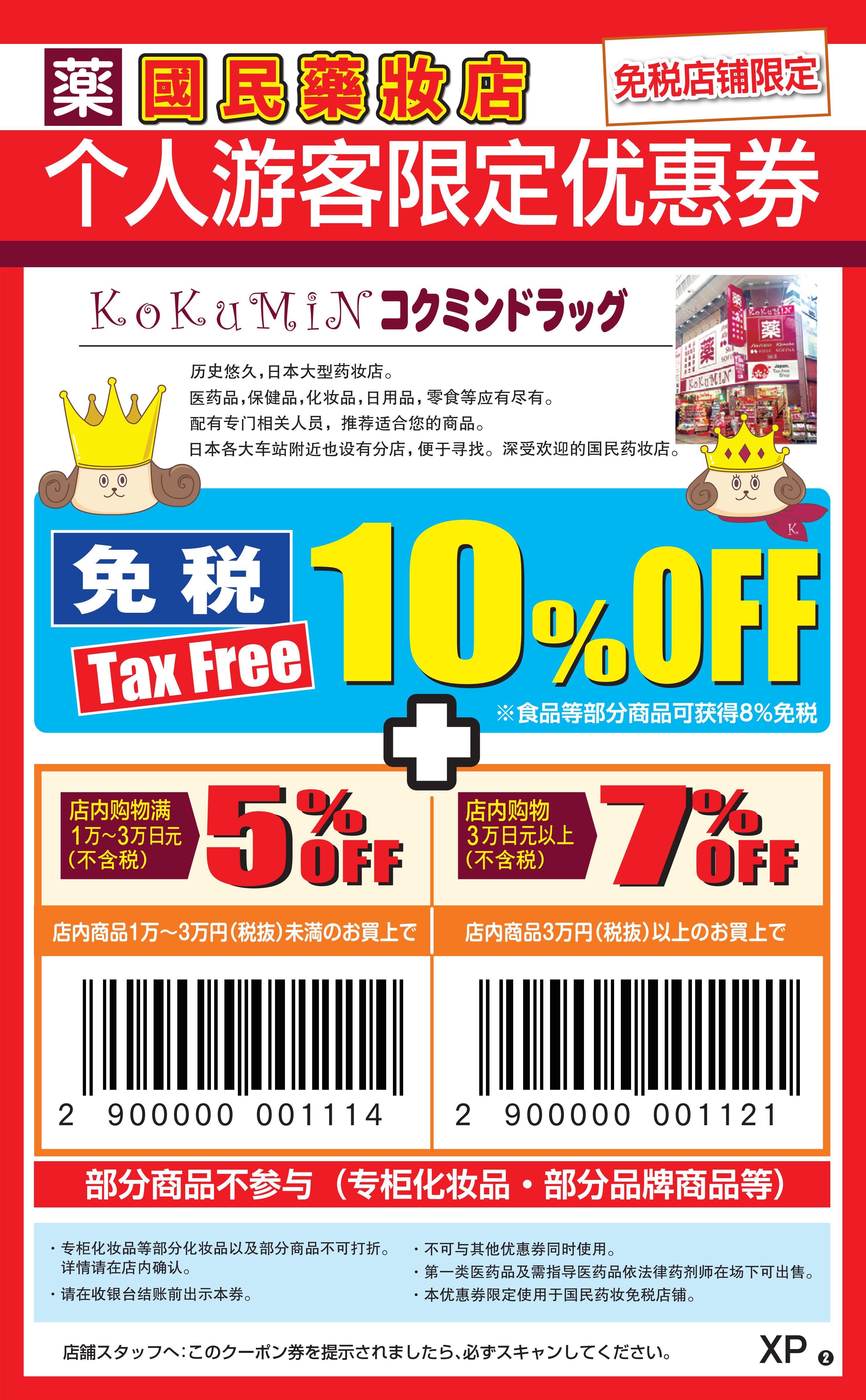 KoKuMiN國民藥妝優惠券 折扣券 折價券 Coupon