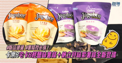 calbee jagabee 卡樂B 宅卡B 輕鹽味薯條 帆立貝味紫薯條