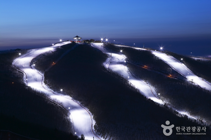 南韓滑雪場推薦 - 海雲渡假村滑雪場（High1 Resort）