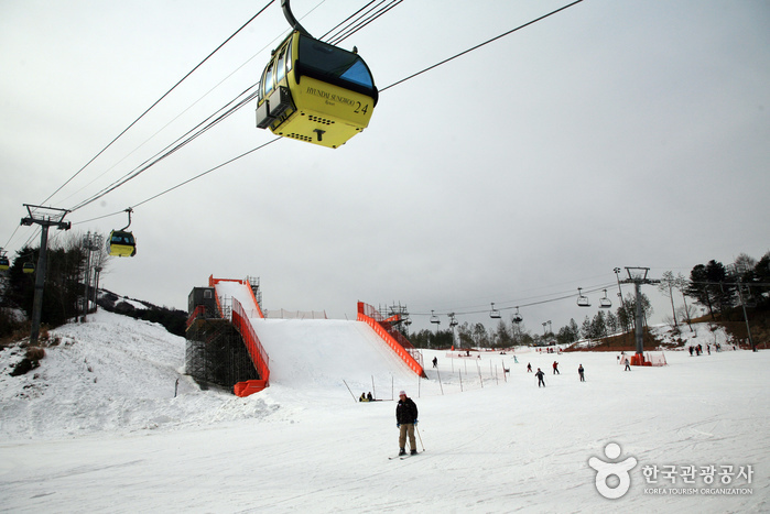 南韓滑雪場推薦 - Welli Hilli Park Ski Resort