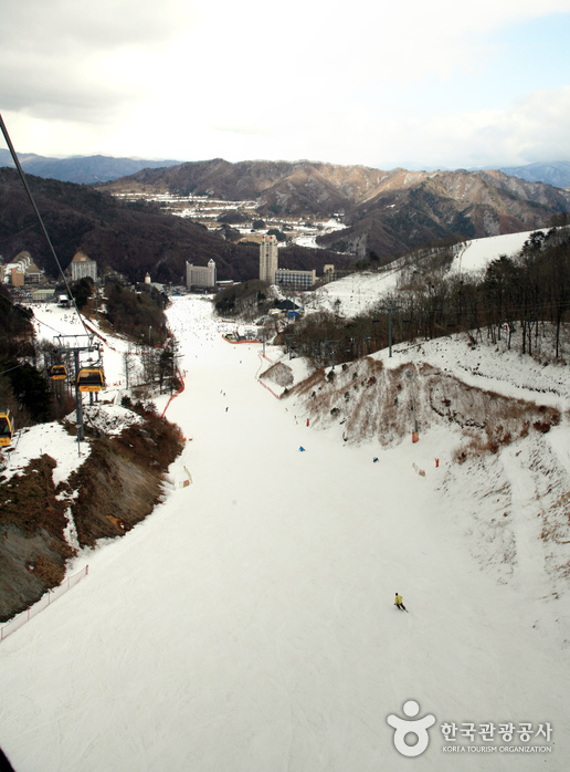 南韓滑雪場推薦 - 鳳凰公園滑雪場 (Phoenix Park Ski Resort)