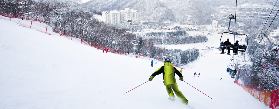 南韓滑雪場推薦 - 龍平滑雪度假村 (Yongpyong Resort)