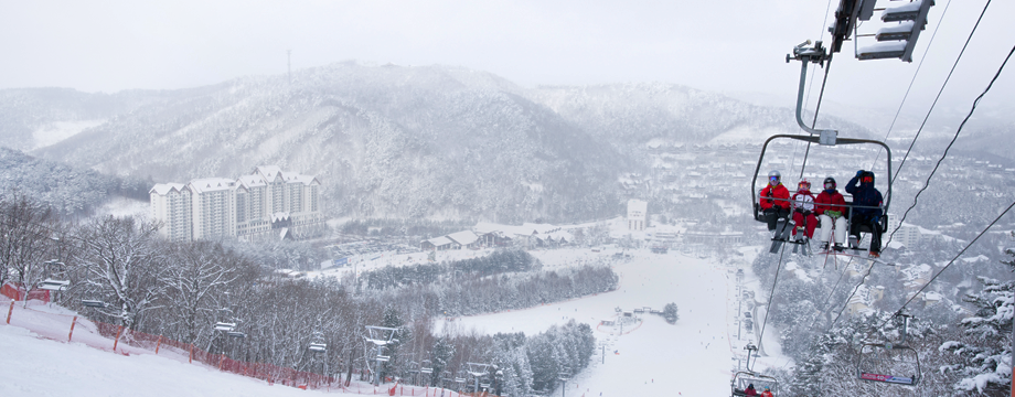 南韓滑雪場推薦 - 龍平滑雪度假村 (Yongpyong Resort)